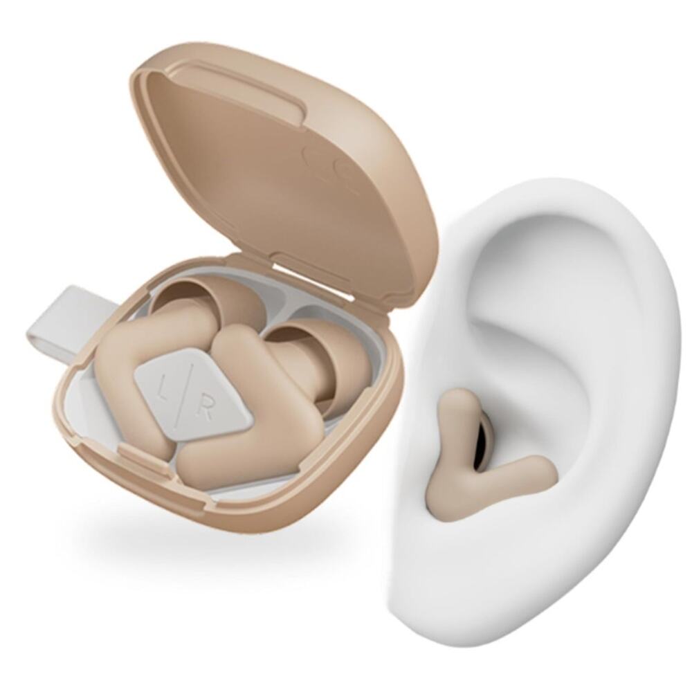 Alpine Silence Earplugs for Sleep, Focus & Travel V-Shape Snug Fit & Soft Tips